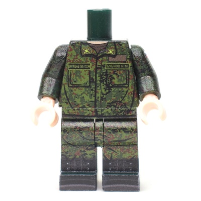 DF005 Российский Солдат в летней полевой форме цифра. только тело и ноги. Совместим с лего.