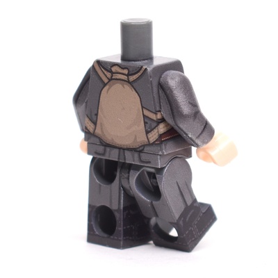CW006 Ветеран в шинели на период гражданской войны. Только тело и ноги. Совместим с лего