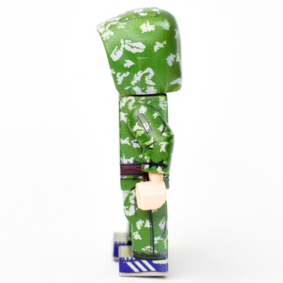 BR003 Солдат ВДВ в маскхалате КЛМК березка с капюшоном. Совместим с лего.