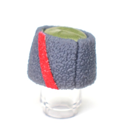 Папаха обр. 1910 г с красной лентой для лего фигурок