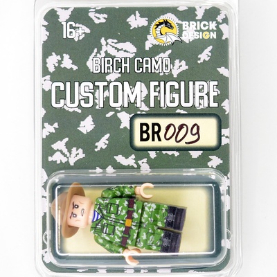 BR009 Солдат ВДВ в маскхалате КЛМК березка разделенка в панаме. Совместим с лего.