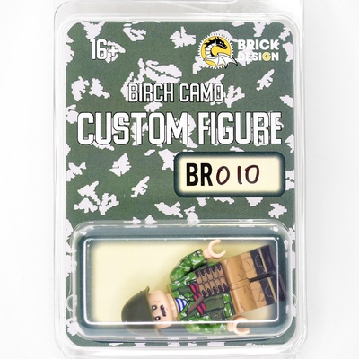BR010 Солдат ВДВ в куртке КЛМК березка разделенка в шлеме. Совместим с лего.