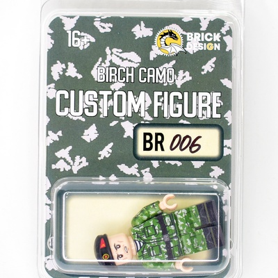 BR006 Солдат Морпех в маскхалате КЛМК березка разделенка в берете. Совместим с лего.