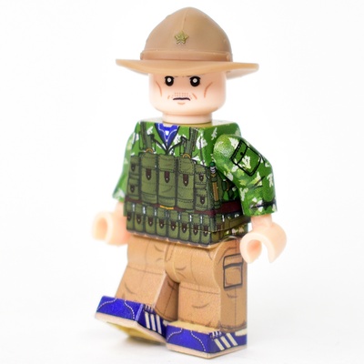 BR011 Солдат ВДВ в куртке КЛМК березка разделенка в панаме. Совместим с лего.