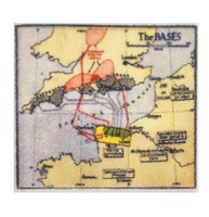Tile 2 x 2 с изображением "Карта высадки в Нормандии"