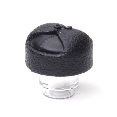 Шапка-ушанка черная для лего фигурок G Brick Design