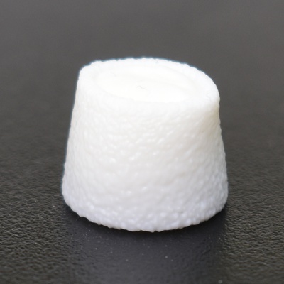 Папаха высокая белая. для лего фигурок