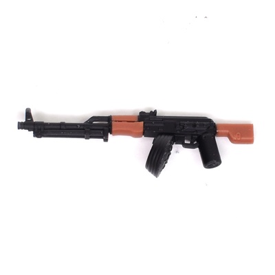 Советский пулемет обр. 1961 года, с барабанным магазином. из смолы двух цветов. Для фигурок лего