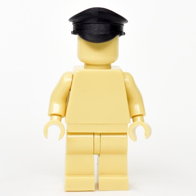 Картуз черный, времен гражданской войны. Для лего фигурок