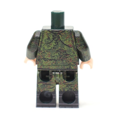 DF005 Российский Солдат в летней полевой форме цифра. только тело и ноги. Совместим с лего.