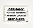 Tile, 2 x 3 С принтом "Germany keep alert"