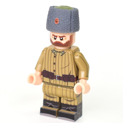 Папаха обр. 1910 г с кокардой РИА для лего фигурок