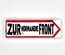 Tile, 1 x 3 С принтом "zur normandie front"
