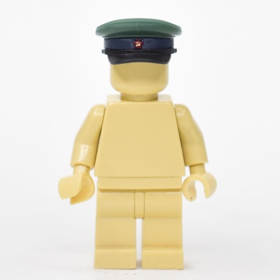 Фуражка пограничника РККА времен ВОВ для лего. G Brick Design