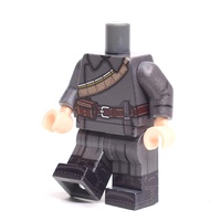 CW007 Красноармеец в шинели на период гражданской войны. Только тело и ноги. Совместим с лего