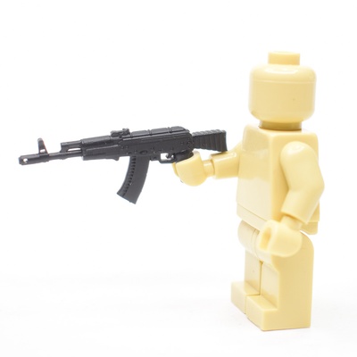 GA004 Советский автомат со складным прикладом, обмотан жгутом. Для фигурок ЛЕГО