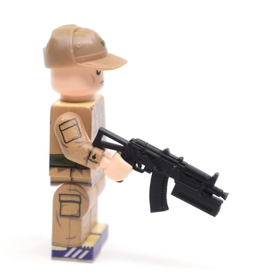 Автомат укороченный, с ЛЦУ. для фигурок ЛЕГО