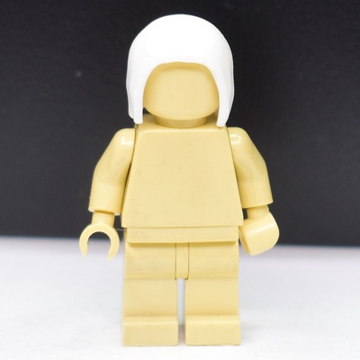 Капюшон белый. для лего фигурок