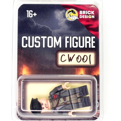 CW001 Красноармеец агитатор в шинели и картузе периода гражданской войны. Совместим с лего.