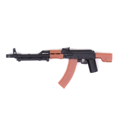 Советский пулемет обр. 1974 года, из смолы двух цветов. Для фигурок лего