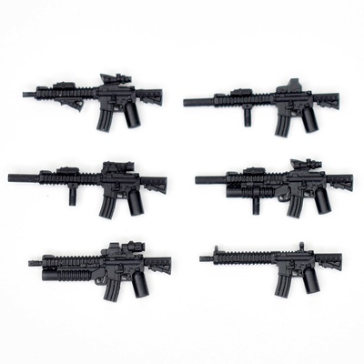 Набор оружия для фигурок лего M4 SOPMOD  (арт М001)