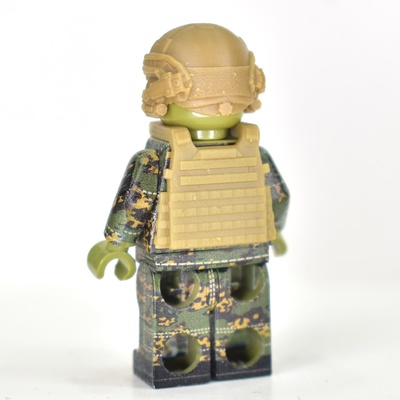 Тактический бронежилет (плитник) для лего фигурок LBT 6094 бежевый. G Brick Design