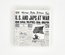 Tile 2 x 2 с изображением газеты Chicago Daily Tribune "US and JAPS at war" 8 dec 1941