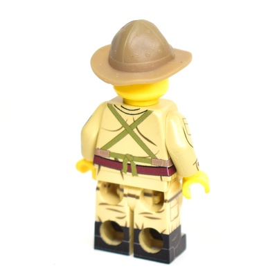 Панама афганка со звездой для лего фигурок. Одной деталью. G Brick Design