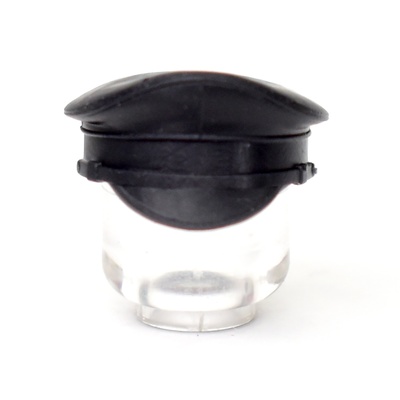 Картуз черный, времен гражданской войны. Для лего фигурок