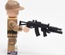 Автомат укороченный, с Глушителем и гранатометом для фигурок ЛЕГО