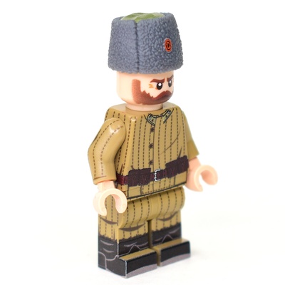 Папаха обр. 1910 г с кокардой РИА для лего фигурок