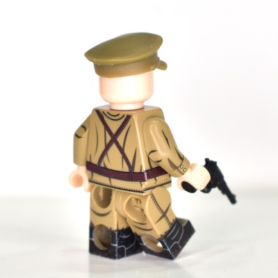 Полевая фуражка офицера Красной Армии времен ВОВ для лего фигурок G Brick Design