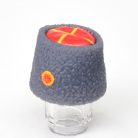 Папаха генеральская, красный верх с кокардой обр 1940. для лего фигурок.