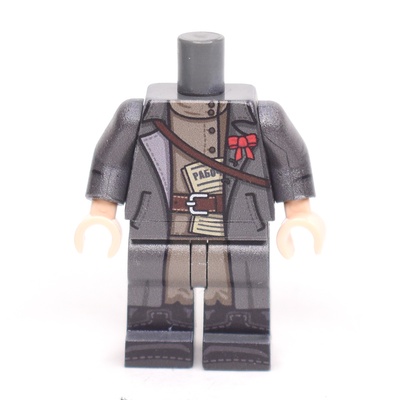 CW004 Красноармеец агитатор на период гражданской войны. Только тело и ноги. Совместим с лего