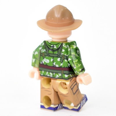 BR011 Солдат ВДВ в куртке КЛМК березка разделенка в панаме. Совместим с лего.