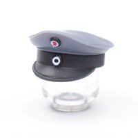 Немецкая фуражка М1917, черный околыш, на ПМВ. Для лего фигурок