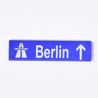 Tile 1 x 4 с надписью "Berlin"