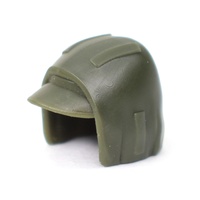 Капюшон зеленый с козырьком от кепки. для лего фигурок