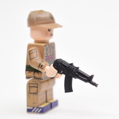 Автомат укороченный, сложенный приклад. для фигурок ЛЕГО