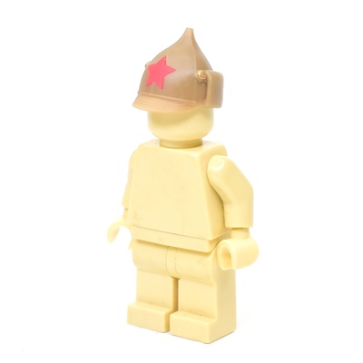 Буденовка солдата пехоты только с большой звездой для лего фигурок. G Brick Design