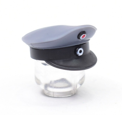 Немецкая фуражка М1917, черный околыш, на ПМВ. Для лего фигурок