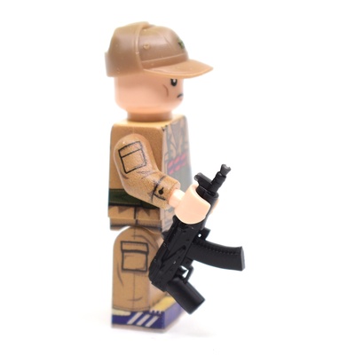 Автомат укороченный, сложенный приклад. для фигурок ЛЕГО