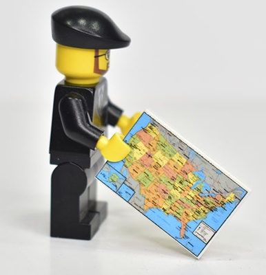 Tile 2x3 Карта США
