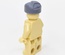 Шапка-ушанка серая для лего фигурок G Brick Design