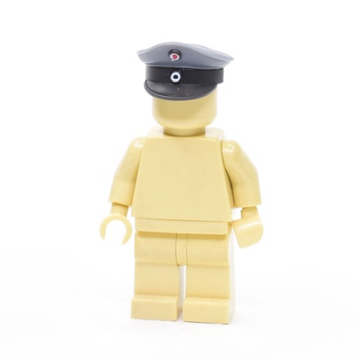 Немецкая фуражка М1917, черный околыш, на ПМВ. Для лего фигурок