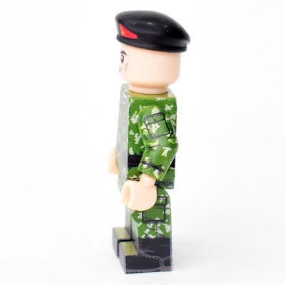 BR006 Солдат Морпех в маскхалате КЛМК березка разделенка в берете. Совместим с лего.