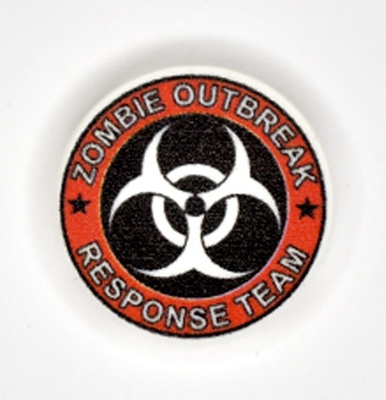 Tile 2x2 круглый с изображением "Zombie Outbreak"