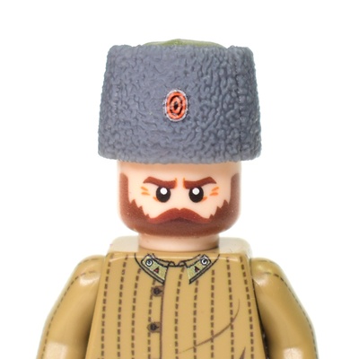 Папаха обр. 1910 г с кокардой РИА для лего фигурок