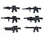 Набор оружия для фигурок лего M4 SOPMOD  (арт М001)