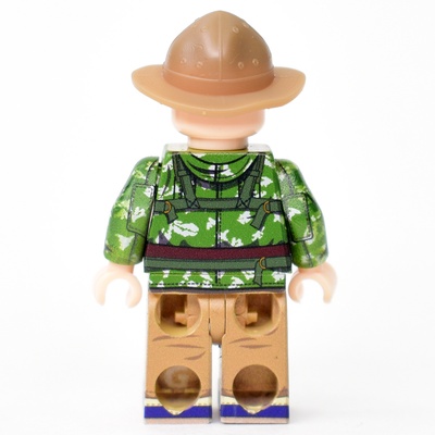 BR011 Солдат ВДВ в куртке КЛМК березка разделенка в панаме. Совместим с лего.